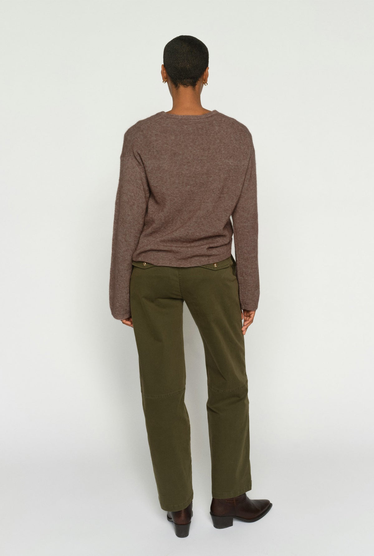MMAymen Len Ankle Pant Olive night - 176540