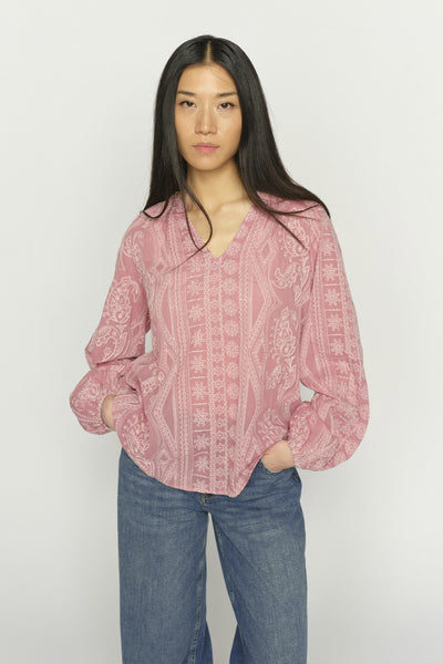 MMGata Allo Blouse DUSTY ROSE - 178200 Thumbnail