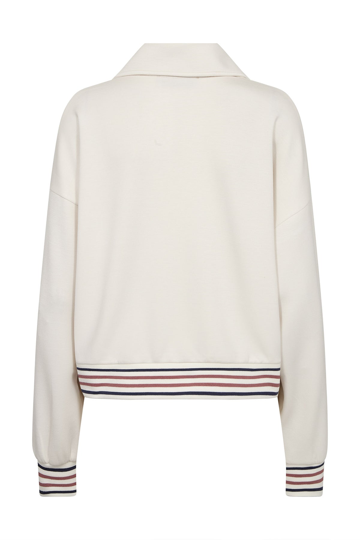 MMGeorgia LS Zip Sweatshirt ECRU - 177520