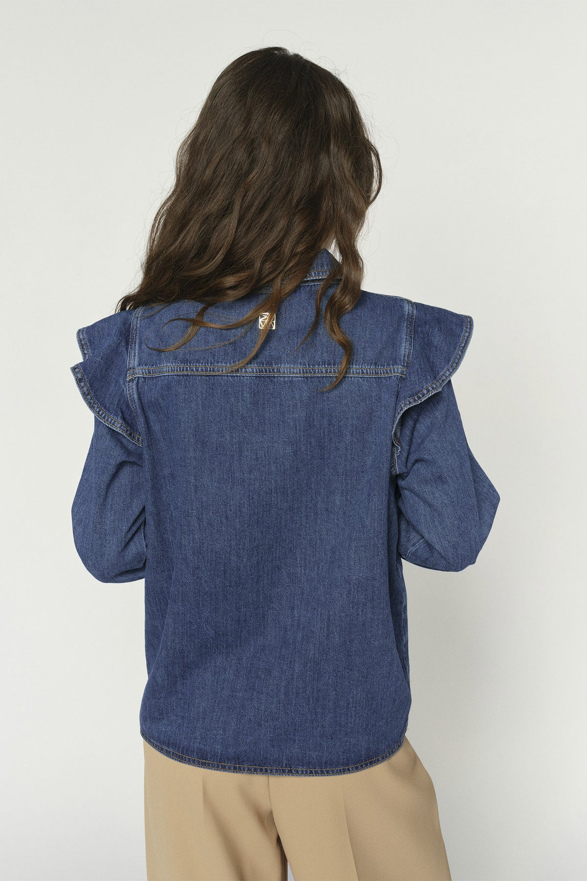 MMIrina Denim Shirt DARK BLUE - 178710