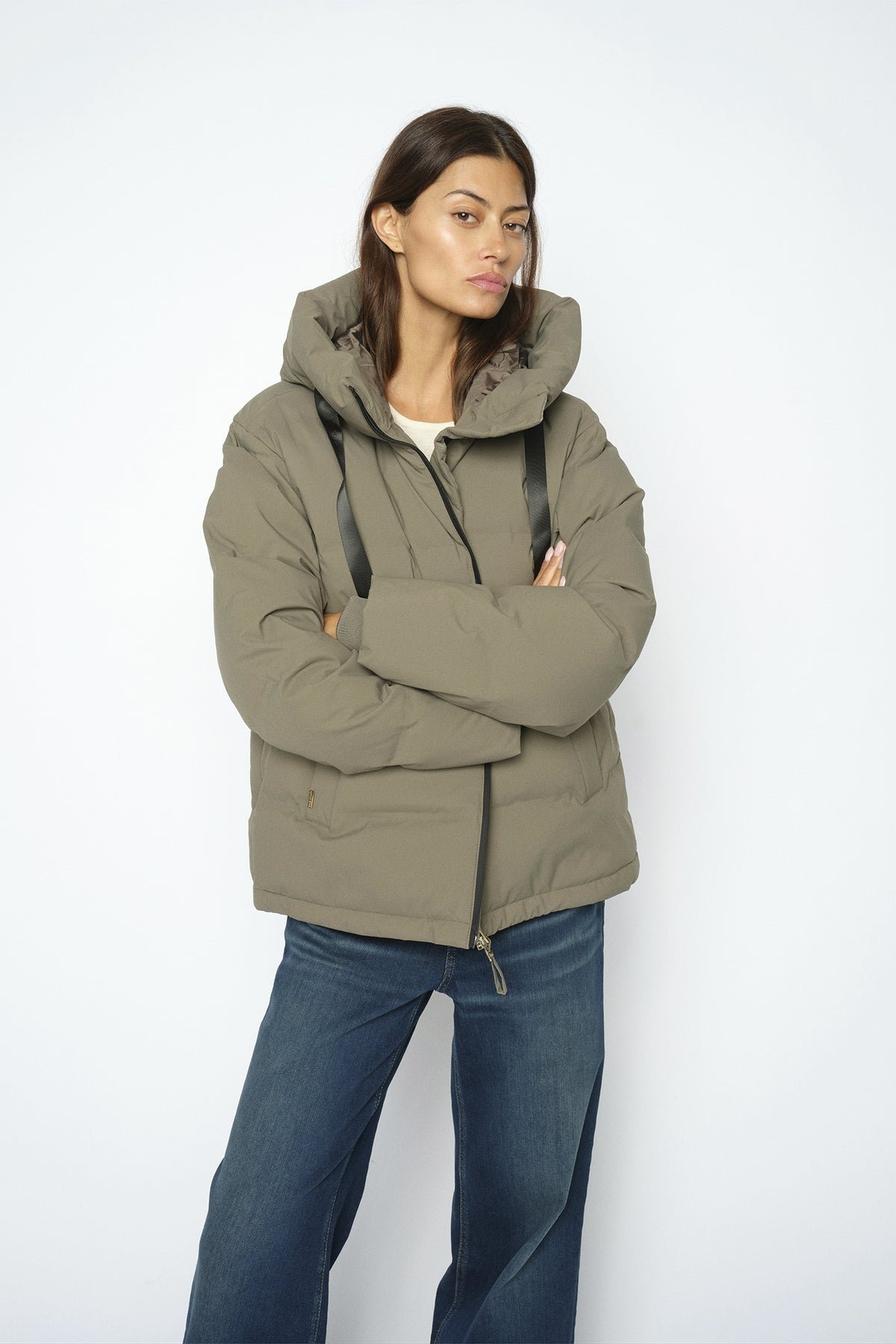 MMJilly Hope Down Jacket Dusty Olive - 179610