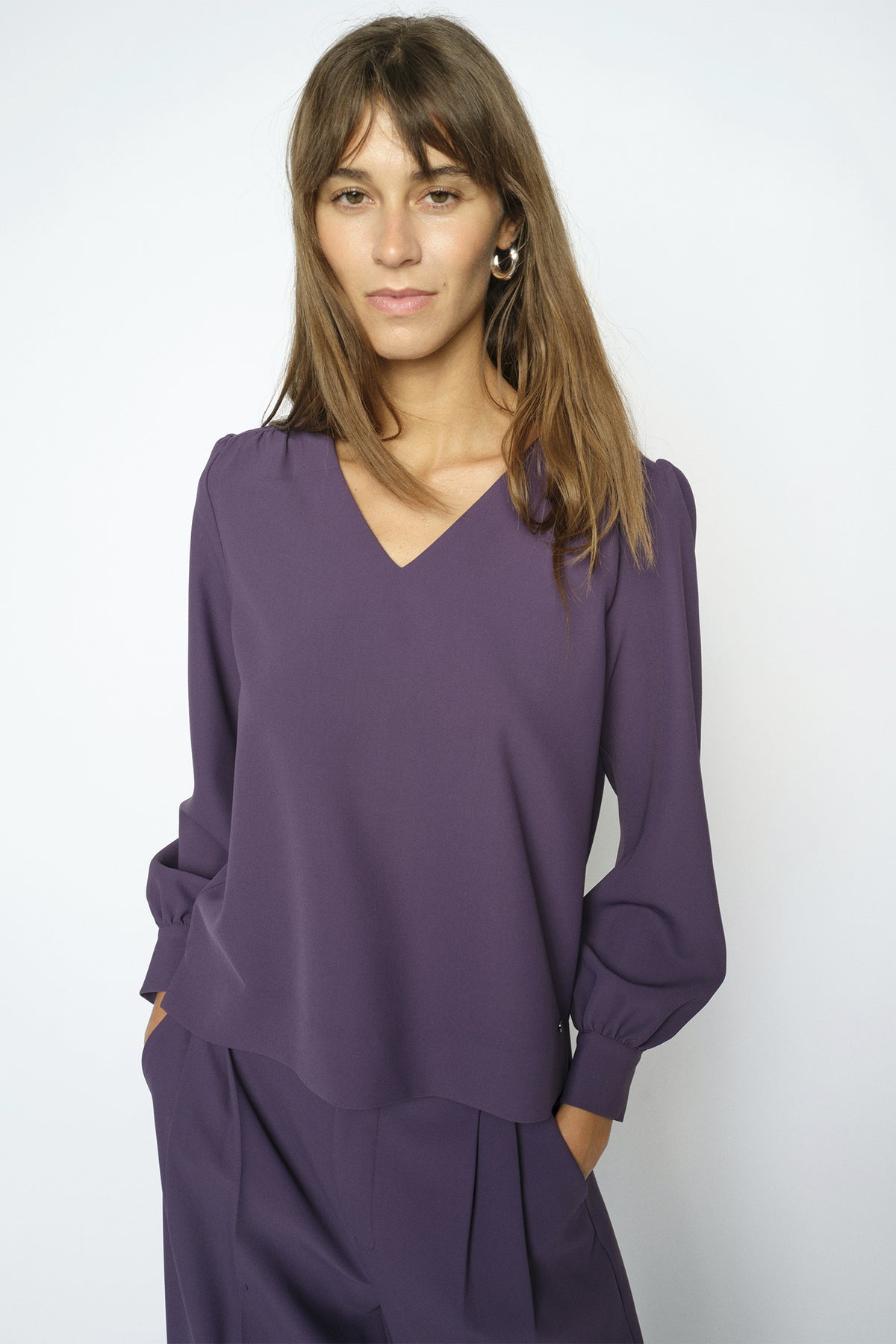 MMKylie Miley Blouse Sweet Grape - 181820