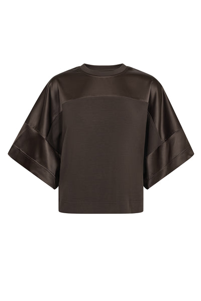 MMLela O-SS Satin Sweatshirt Delicioso - 180840 Thumbnail
