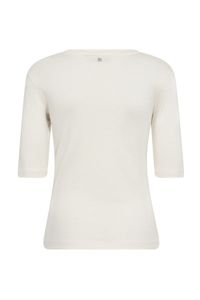 MMMali O-neck 3/4 Sleeve Tee ECRU - 177500 Thumbnail