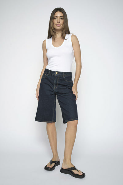 MMMathilde Urban Shorts DARK BLUE - 178890 Thumbnail
