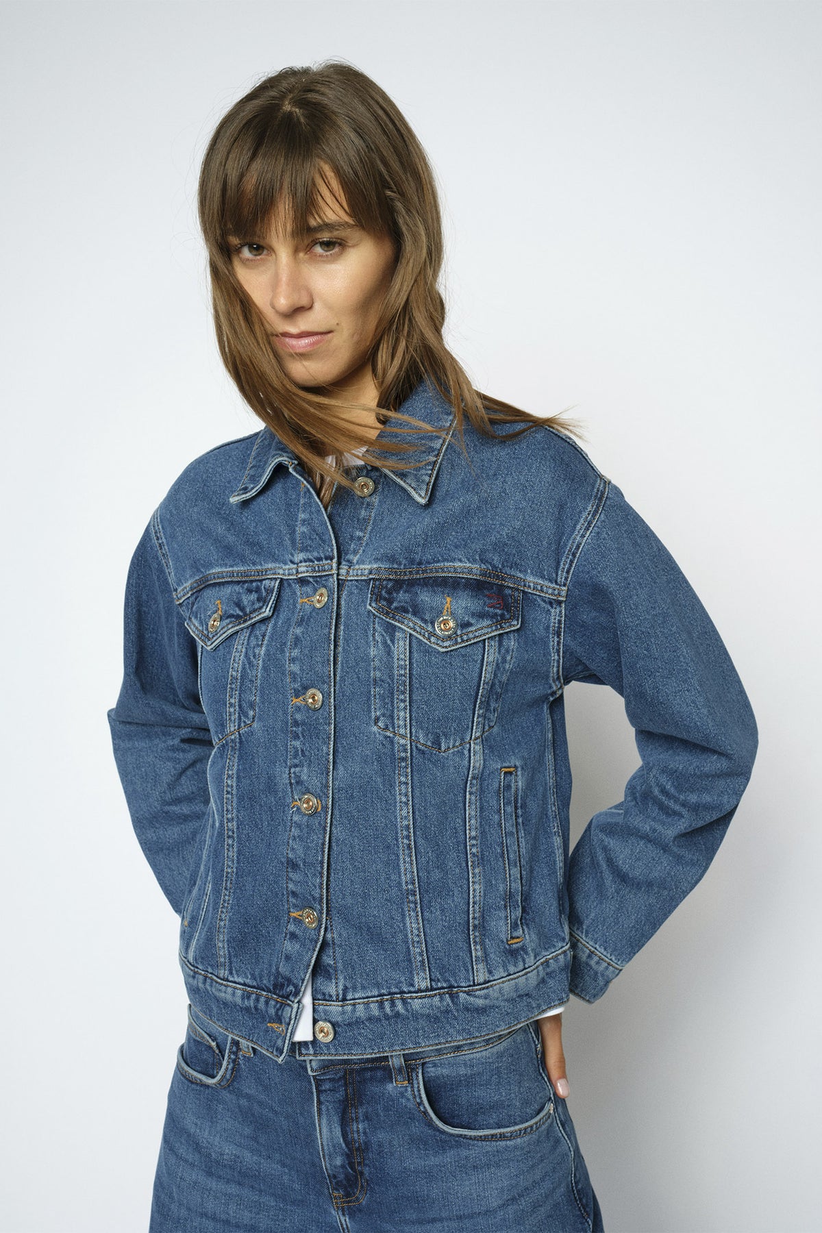 MMSaima Authentic Jacket Blue - 184850