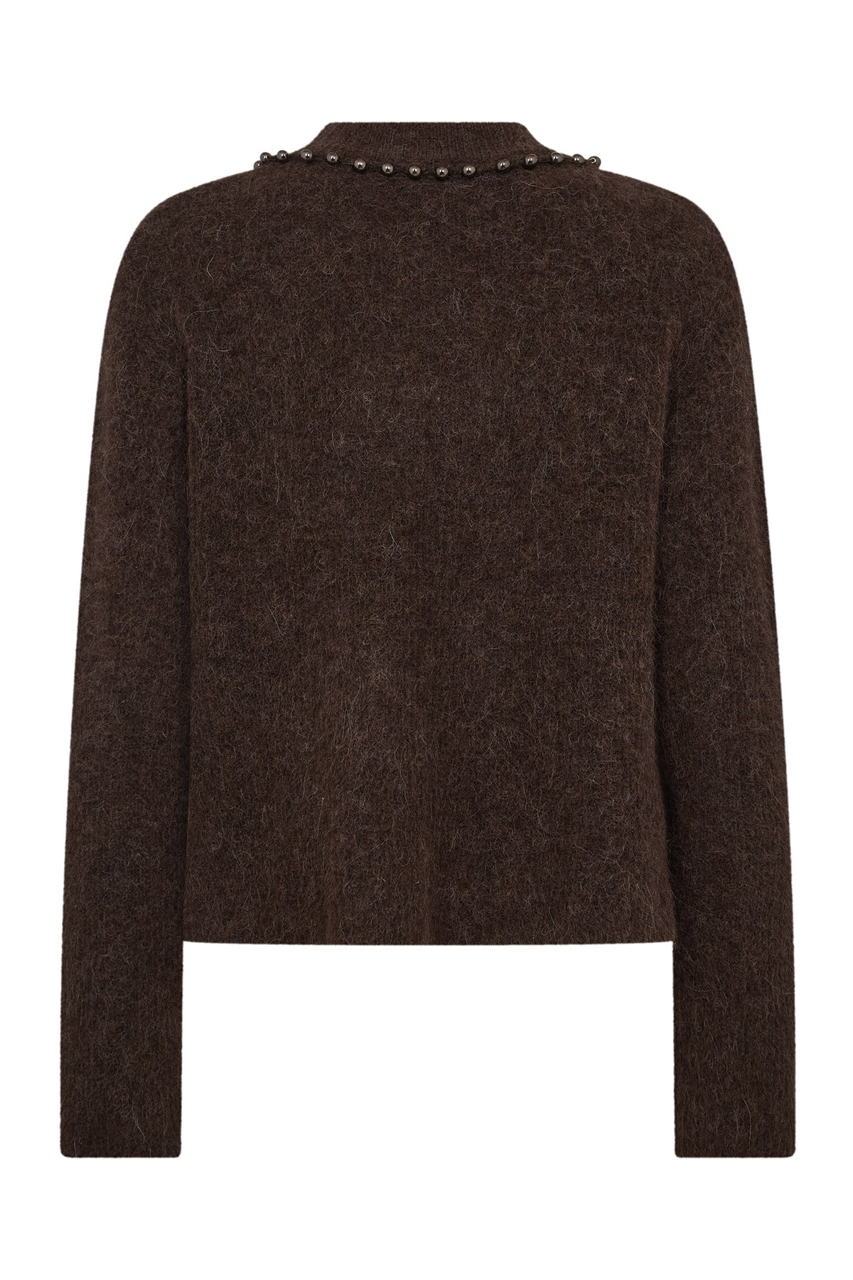 MMZora V-Neck Bead Knit Bracken - 176320
