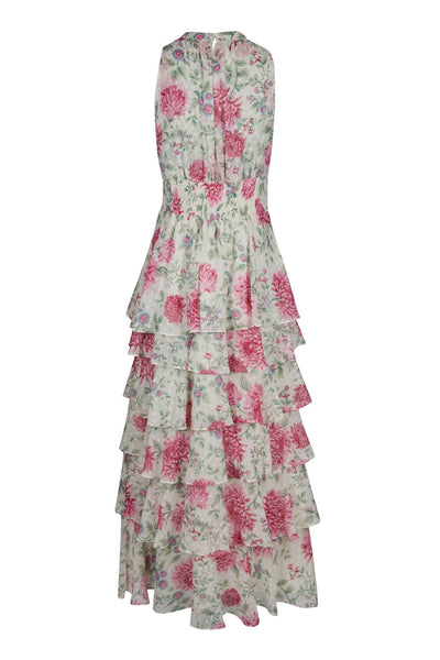Marli Big Flower Dress Creme - 168846 Thumbnail