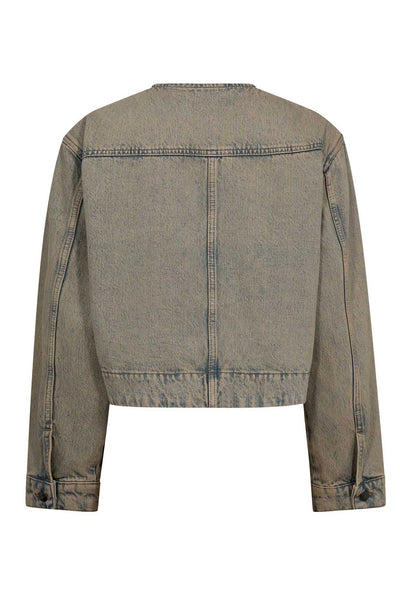 MauraCC Denim Jacket 18-Sand - 40040 Thumbnail