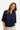 Meline blouse 3/4 sleeves Navy - 17114