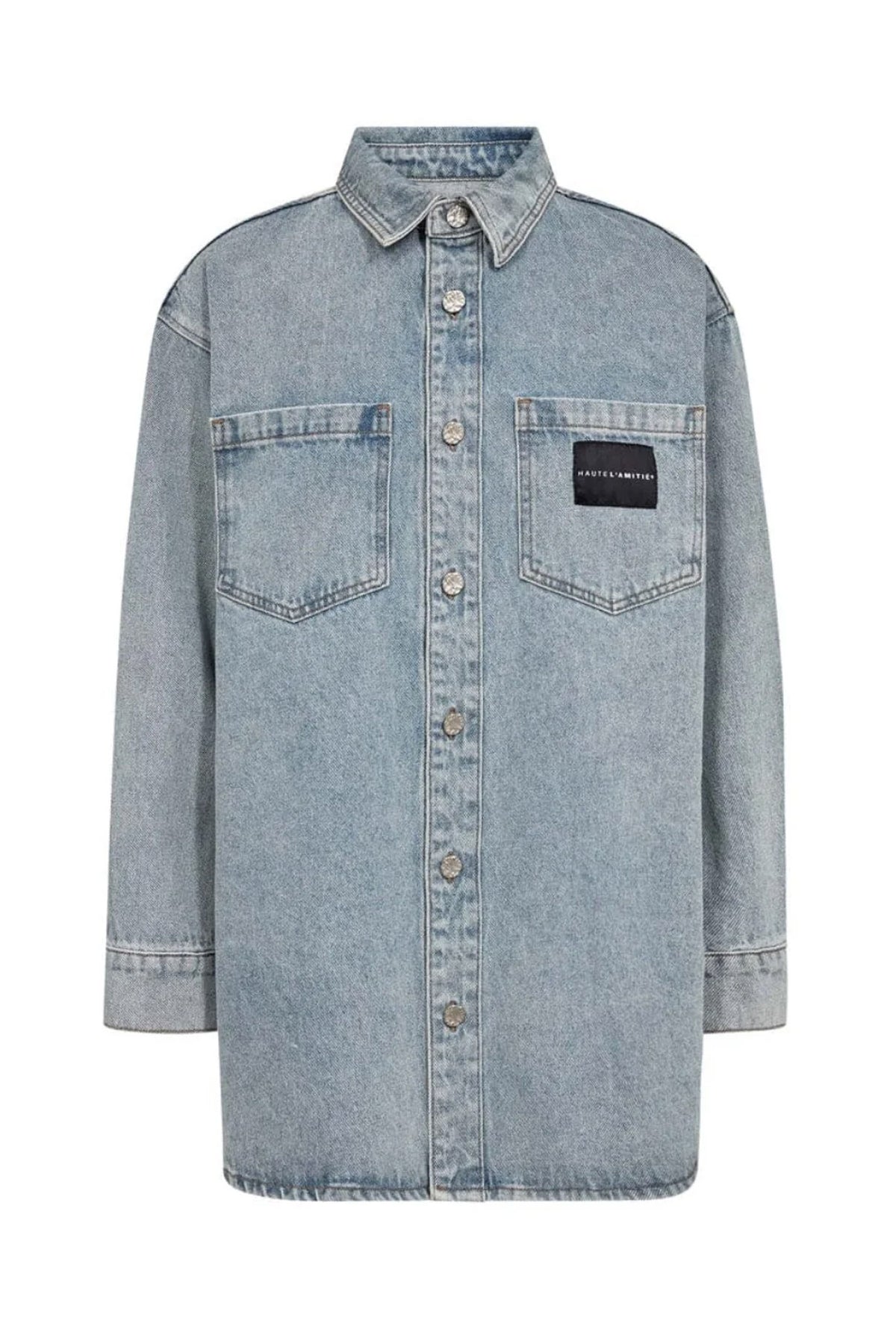 Miley Denim Shirt Bleached Denim - HL10531