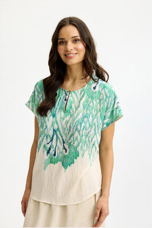 Monique blouse Green - 17153