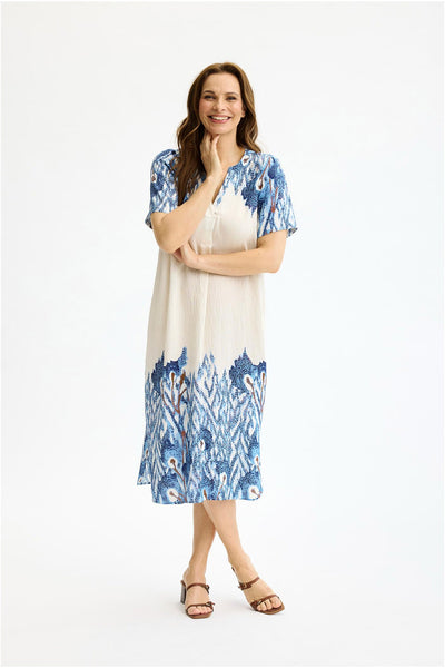 Monique dress Blue - 17138 Thumbnail