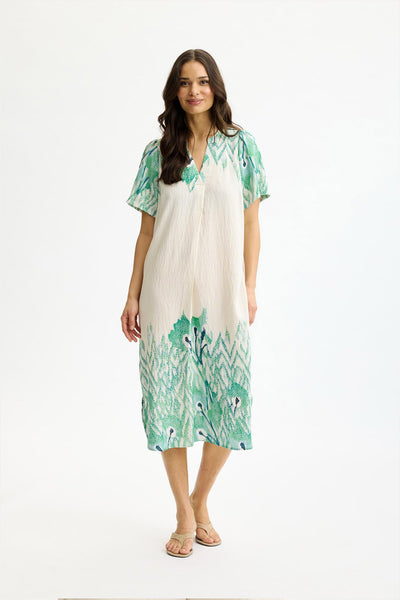 Monique dress Green - 17138 Thumbnail