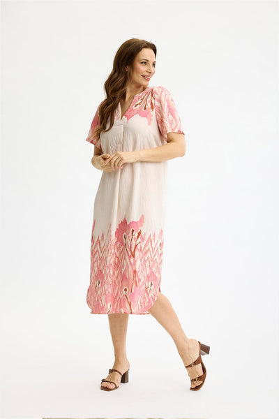 Monique dress PINK - 17138 Thumbnail
