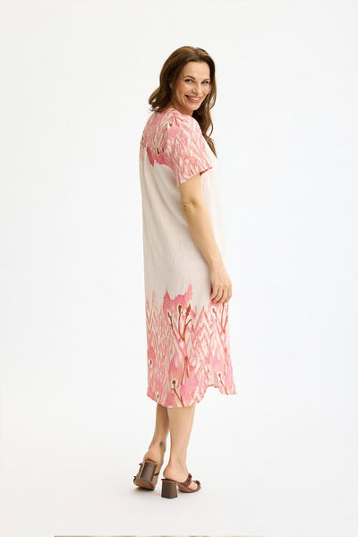 Monique dress PINK - 17138 Thumbnail