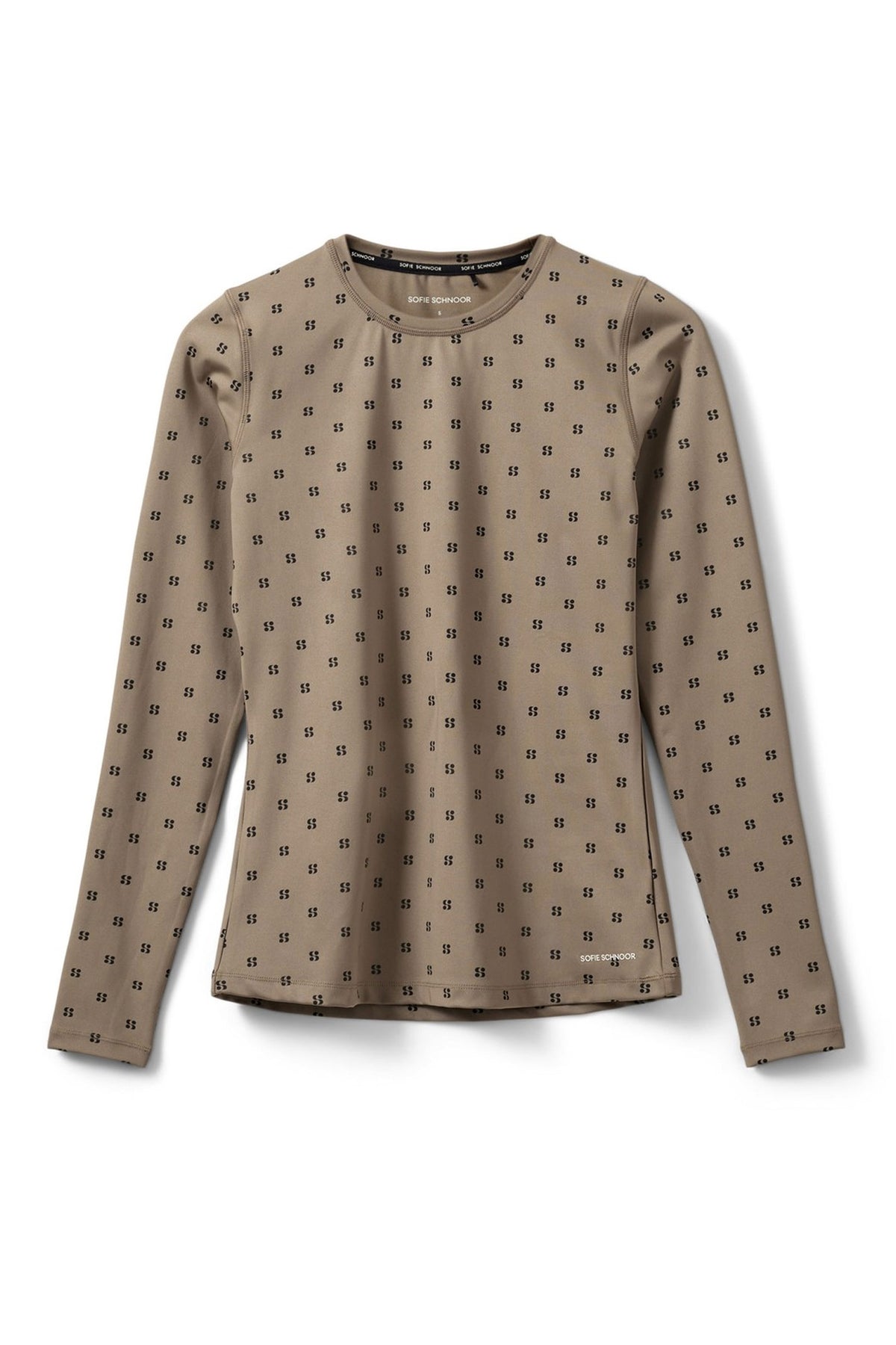 NOALLESW T-SHIRT LONG SLEEVE 9099 Middle Brown - SNOS528