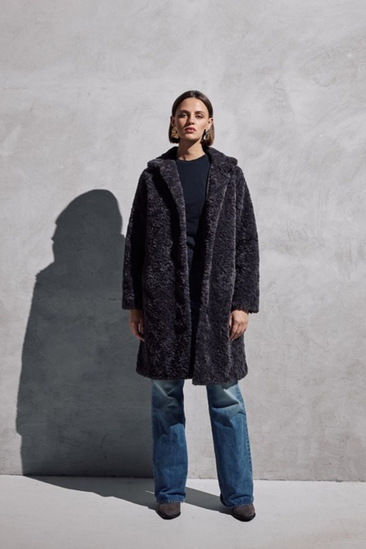 NOMADRID Coat Chocolate - 40447