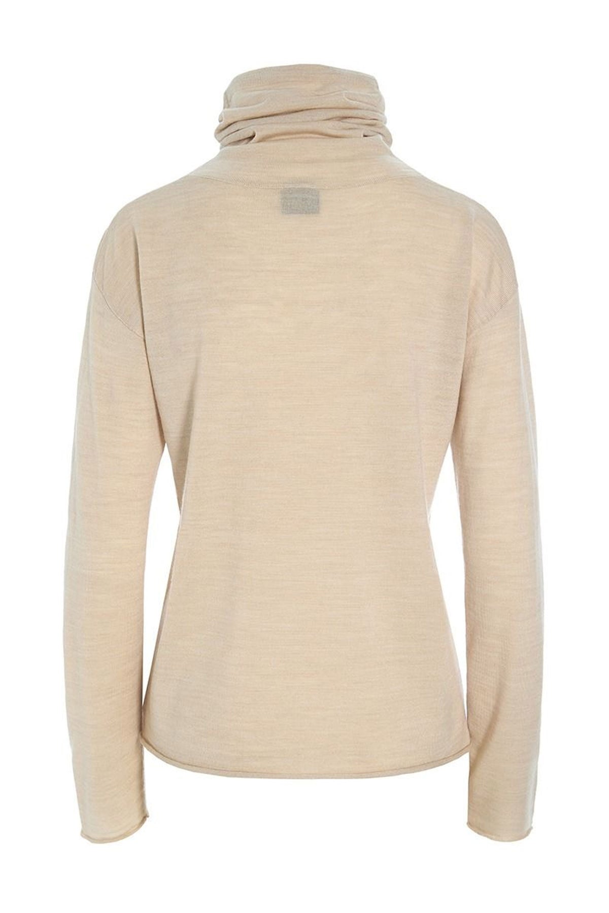 Nisu højhalset bluse IVORY - 257-1076-5450