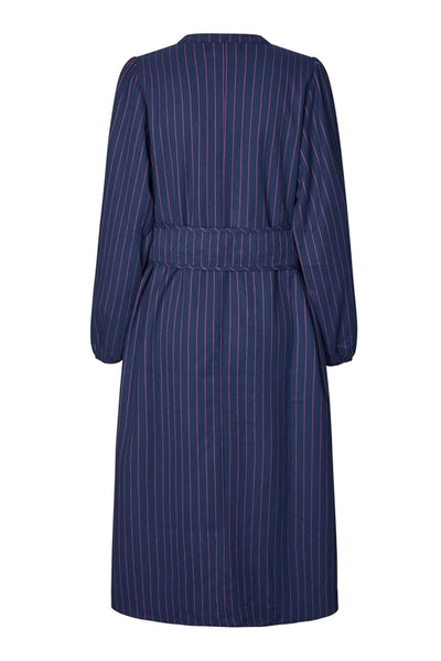 ParisLL Midi Dress LS 27 Dark Navy - 25539-3006 Thumbnail