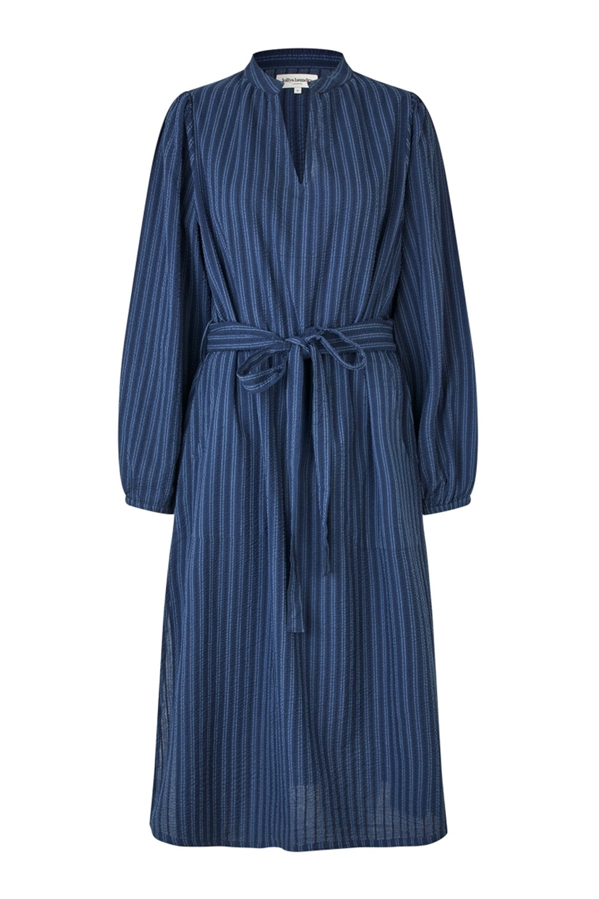 ParisLL Midi Dress LS 80 Stripe - 25442-3025