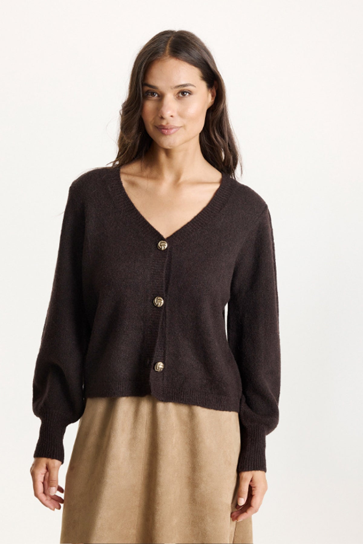 Pearl cardigan Brown - 16795