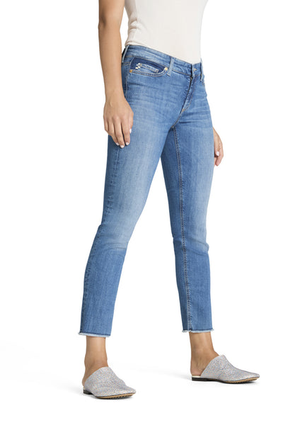 Piper Cropped Blue Denim - 0027 23 9182 Thumbnail