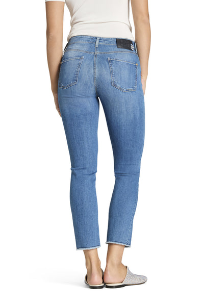 Piper Cropped Blue Denim - 0027 23 9182 Thumbnail