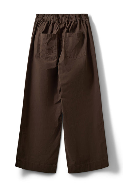 REINESW WIDE LEG TROUSERS 7052 Brown - SNOS741 Thumbnail