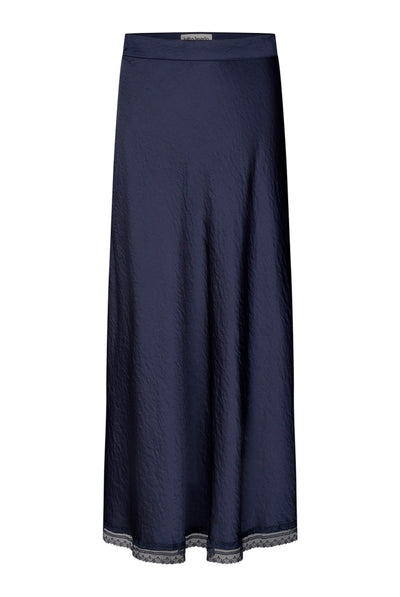 Mioll Midi Skirt 23 Dark Blue - 26252-2024 Thumbnail