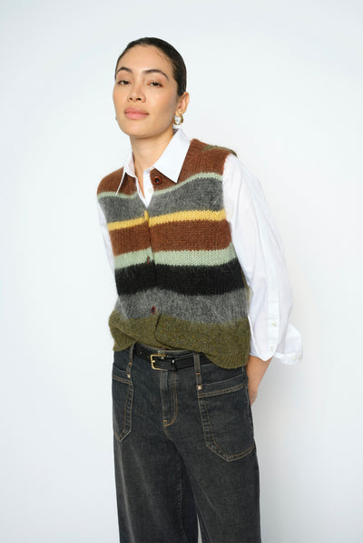MMEsti Knit Vest Rosin - 182790 Thumbnail