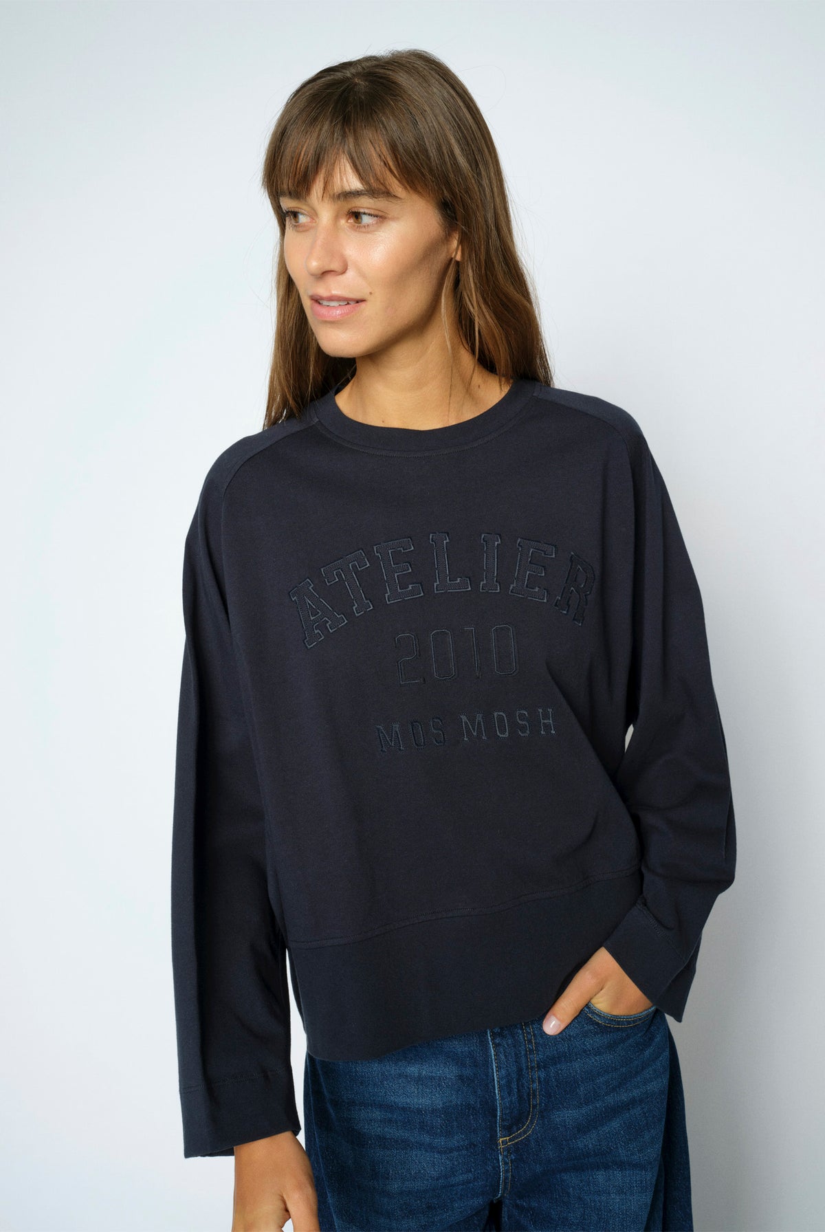 MMGali O-LS Tee Salute Navy - 180680