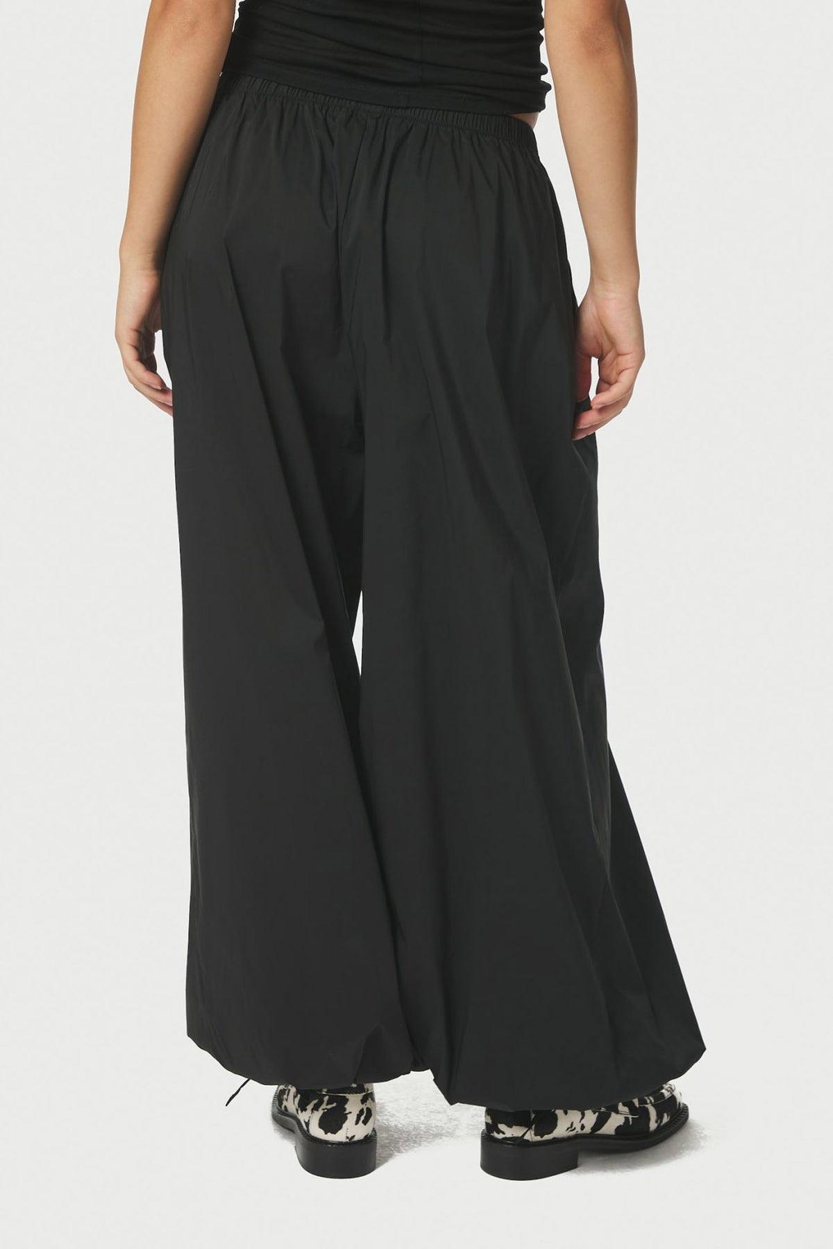 Roxane Balloon Poplin Pants Black - 167403