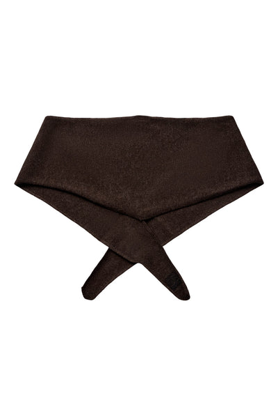 NOELLESW WOOL SCARF 7129 Brown Fudge - S263910 Thumbnail
