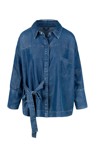 SANNA Blouse 9502 Medium Wash Blue Denim - 2610190673 Thumbnail