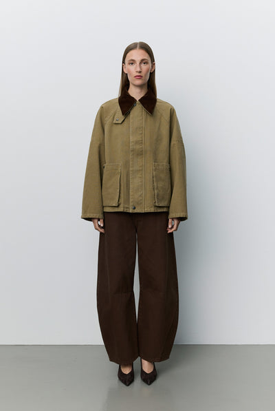 FRANCOSW OVERSIZED CANVAS JACK 7030 Khaki - SNOS775 Thumbnail