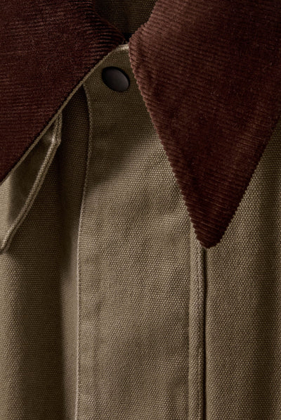 FRANCOSW OVERSIZED CANVAS JACK 7030 Khaki - SNOS775 Thumbnail