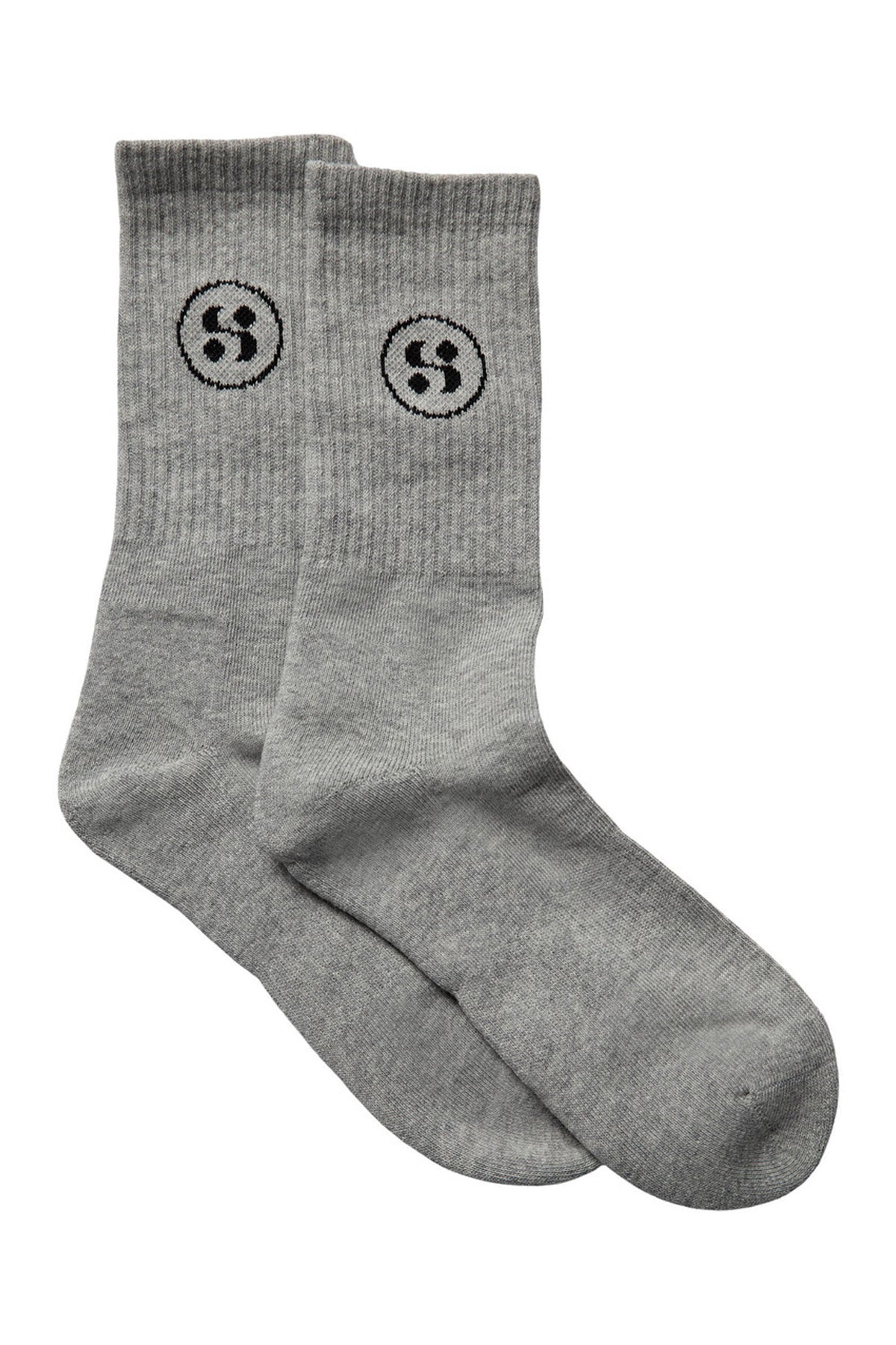 SOFXSPO SOCKS W/O GRIP 8000 Grey mel - SPO9016X