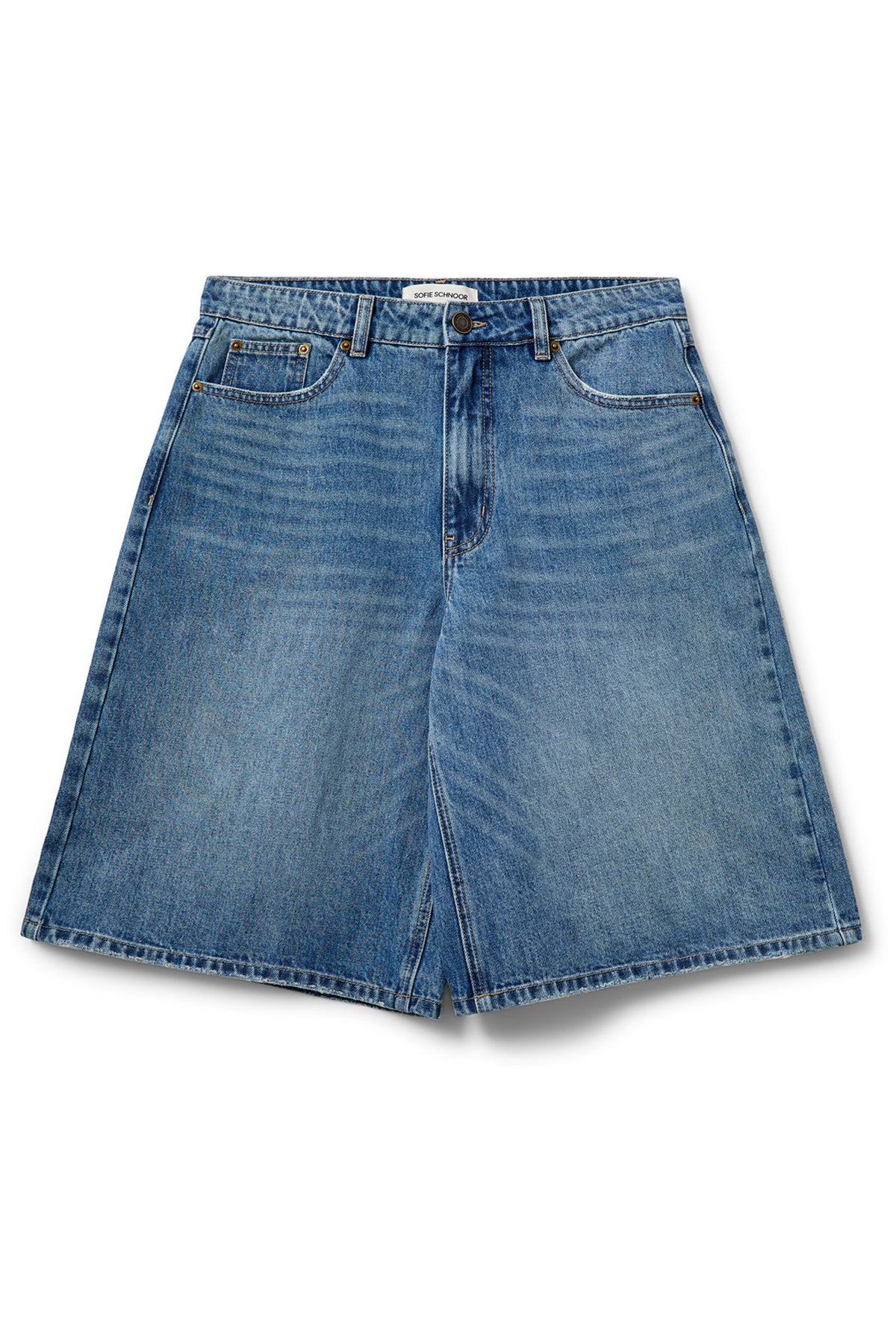 STOKESW OVERSIZED SHORTS 9106 Denim Blue - SNOS727