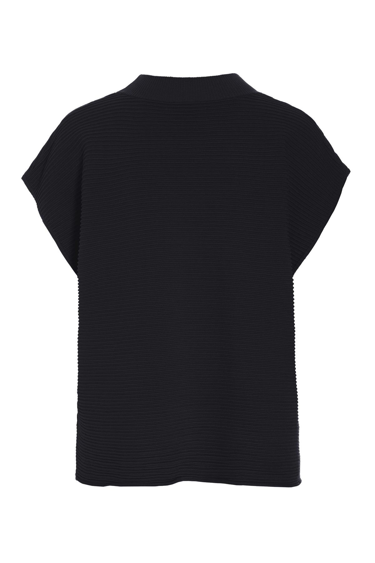 Saku bluse med bieser Black - 261-1073-5743