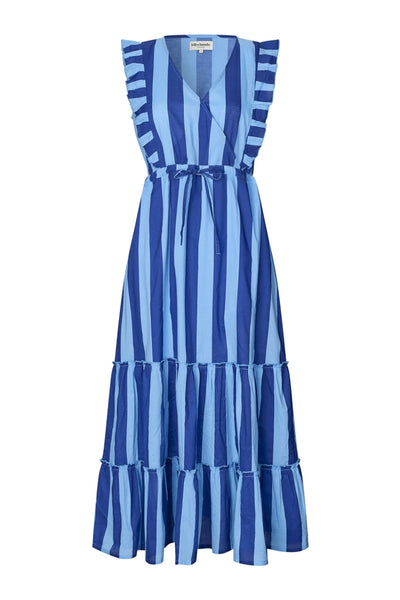 Samoll Midi Dress Sl Blue - 26239-3005 Thumbnail