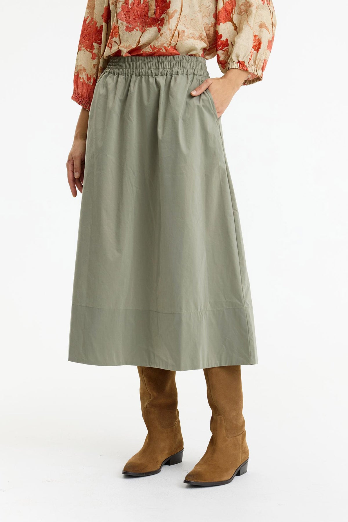 Sandra skirt ARMY - 16611