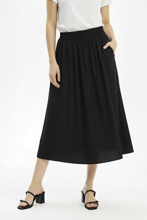 Sandra skirt SORT - 16611