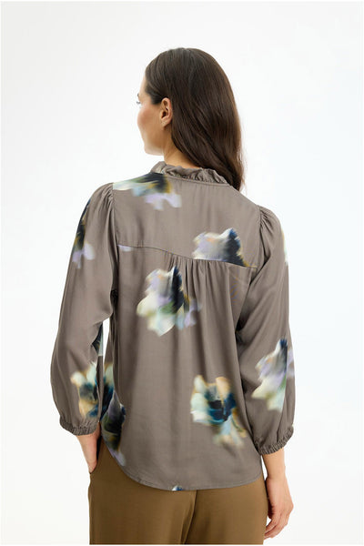 Scottie blouse Brown - 17216 Thumbnail