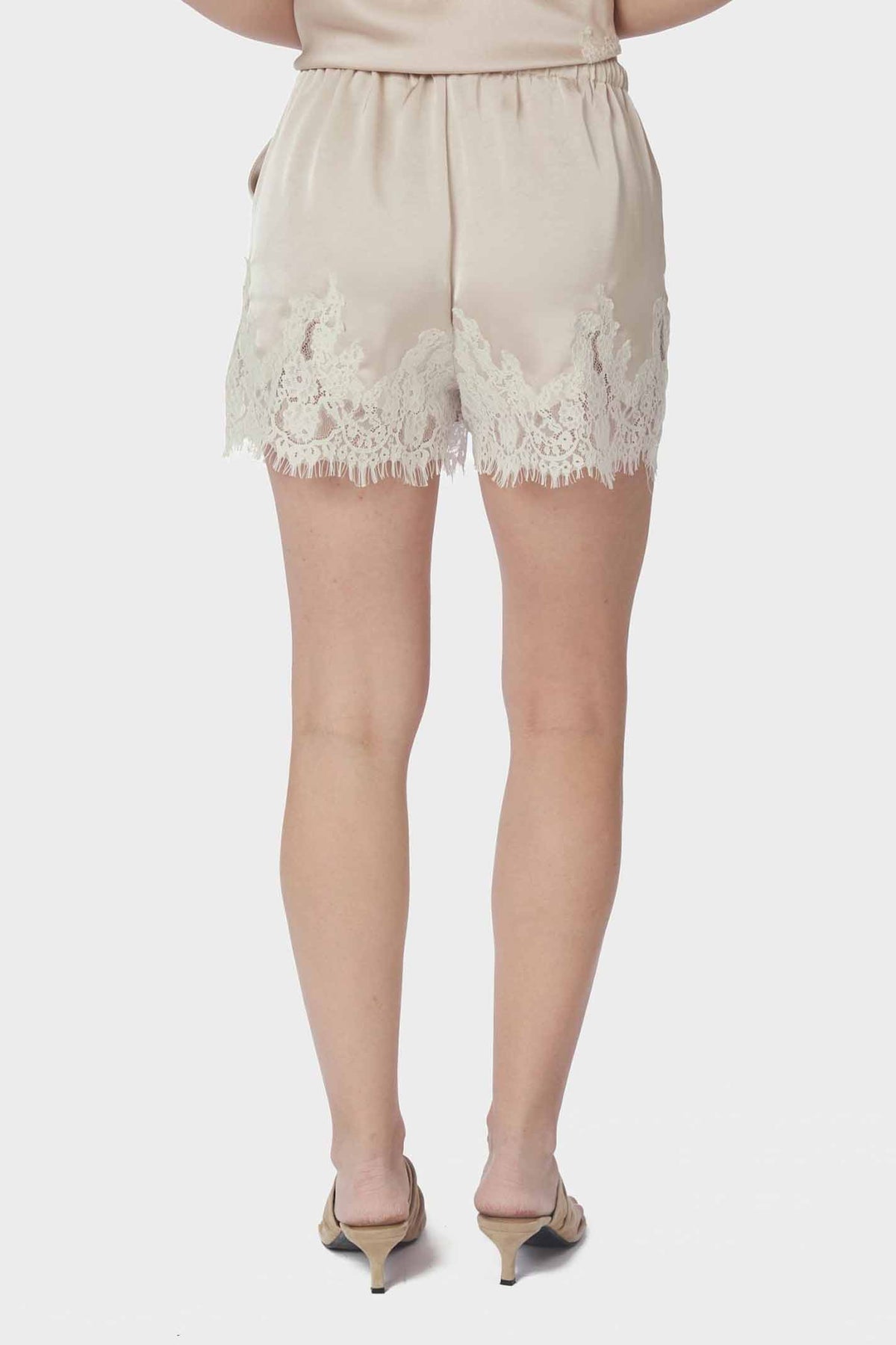 Siena Lace Shorts CHAMPAGNE - 167813