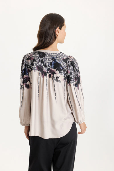 Sirene blouse Ash plum - 16840 Thumbnail