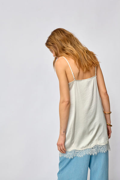 IdunCC Lace Crop Dress 11-Off white - 46107 Thumbnail