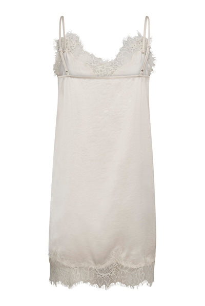 IdunCC Lace Crop Dress 11-Off white - 46107 Thumbnail