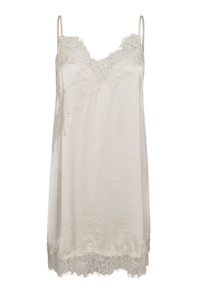 IdunCC Lace Crop Dress 11-Off white - 46107 Thumbnail