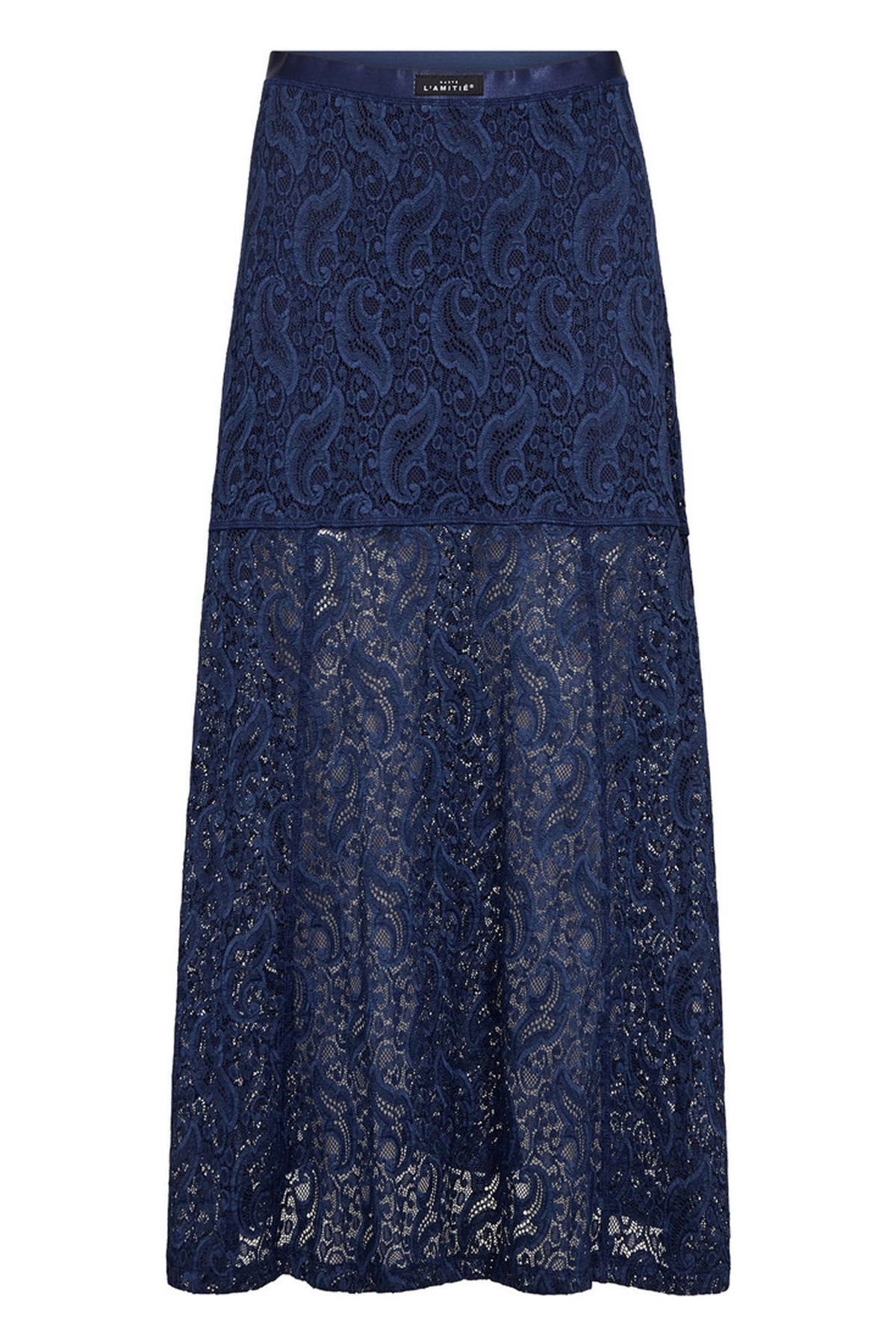 Summer Lace Tall Skirt Navy - HL10580